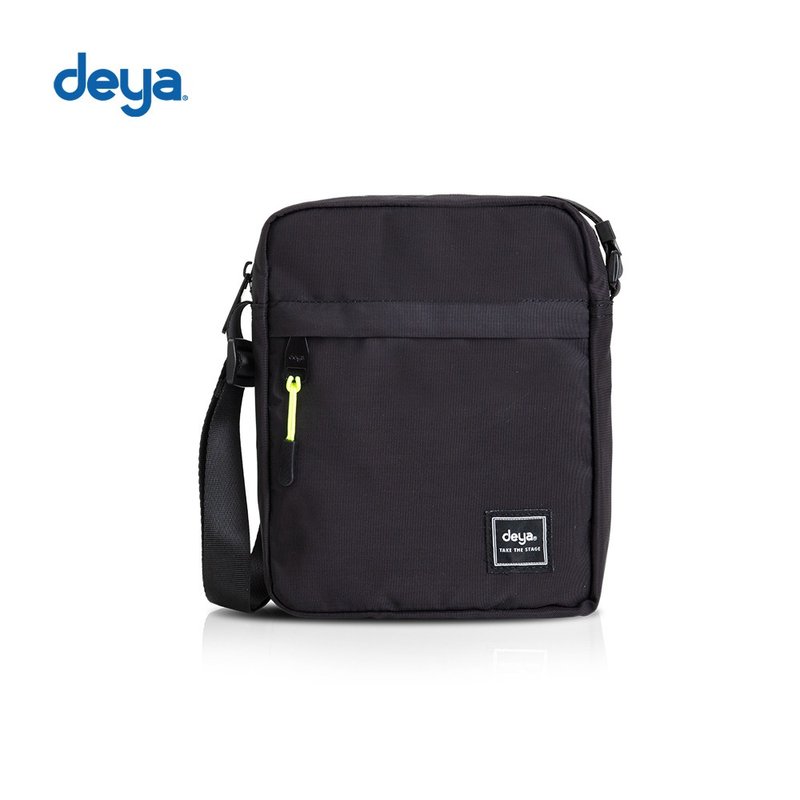 deya Simple极简抗菌方包-沉稳黑 - 侧背包/斜挎包 - 聚酯纤维 黑色
