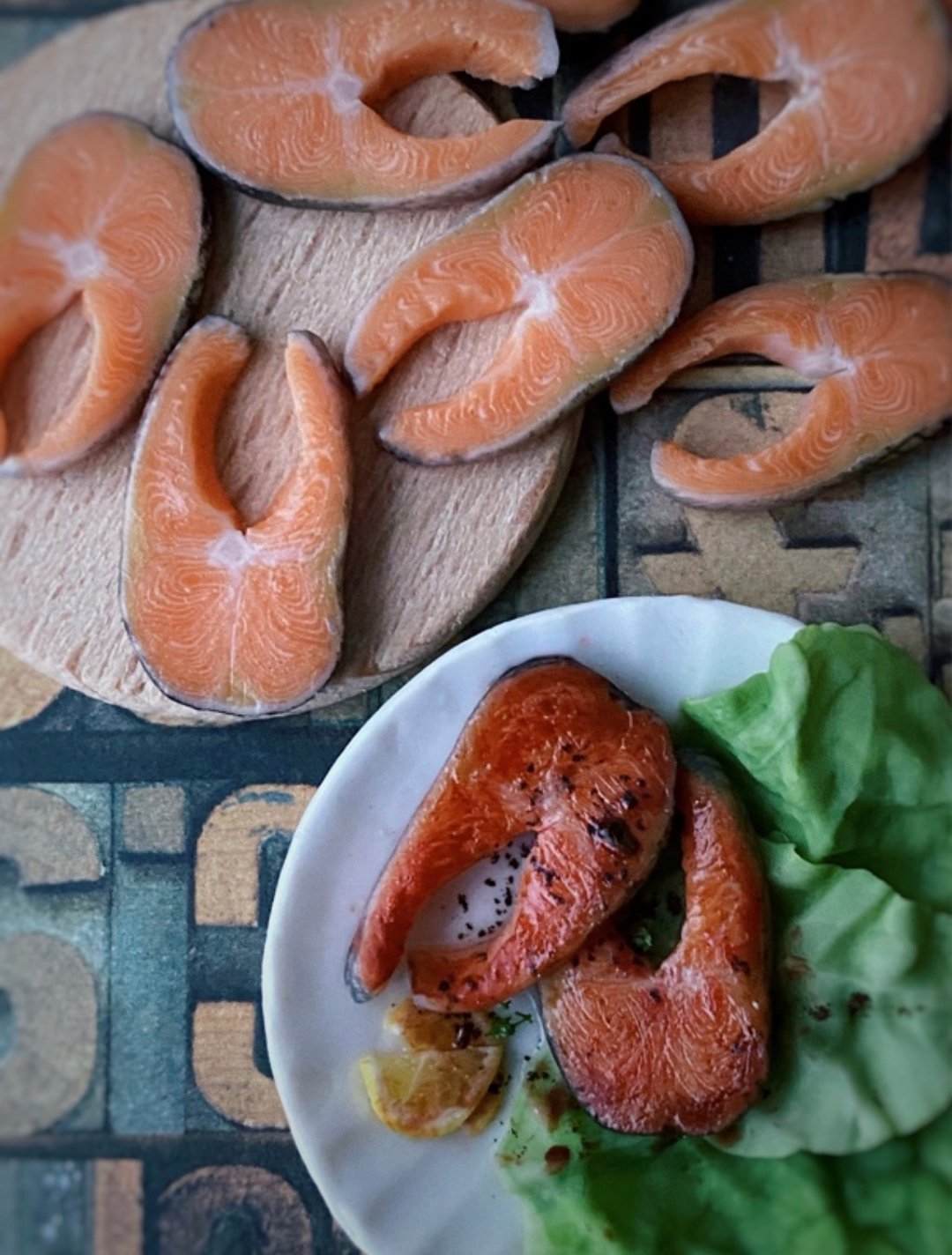 Miniature salmon (cane). TUTORIAL polymer clay. Mini food. Video. Clay pattern. - 手工艺教程/工具书 - 其他材质 