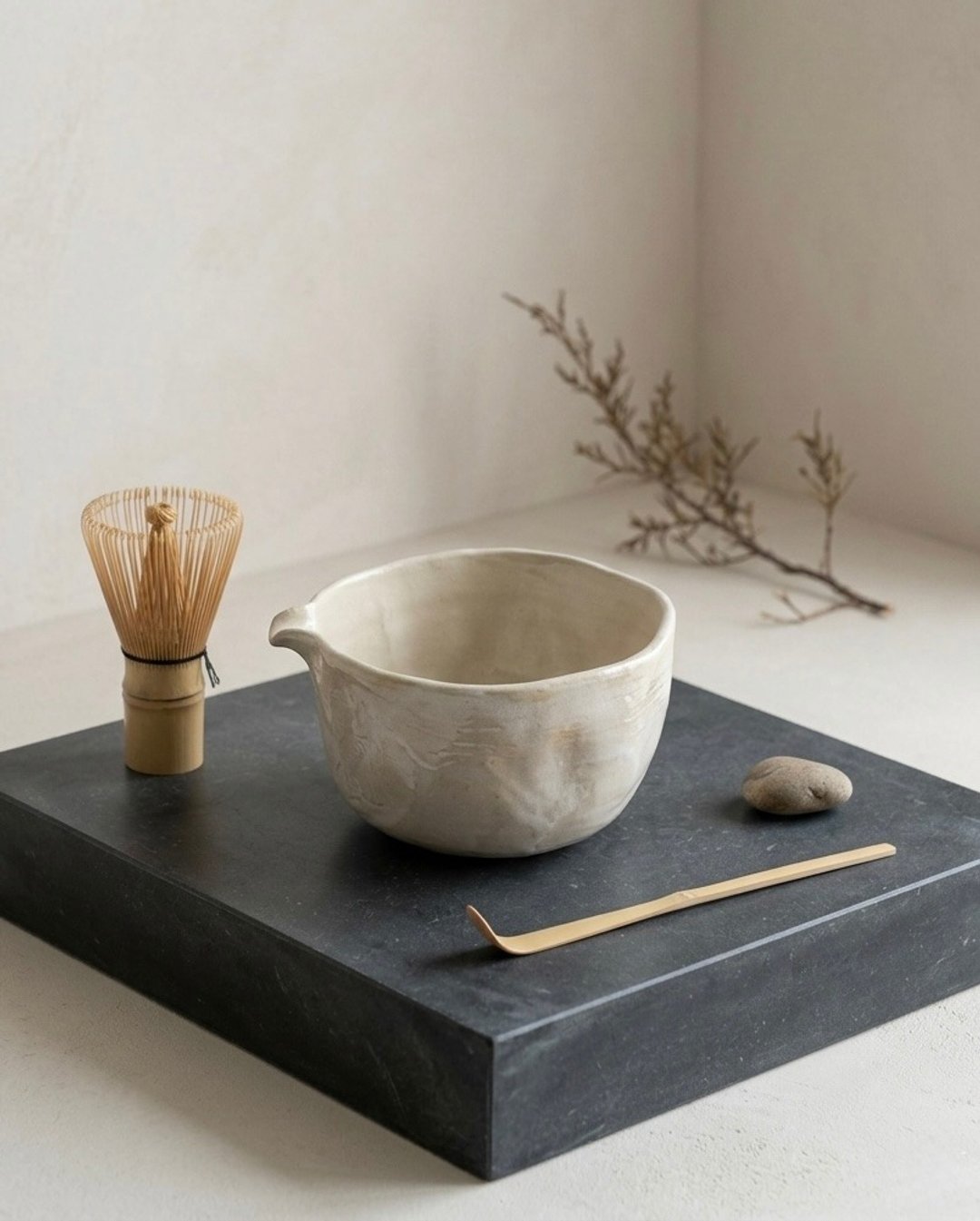 【预购】纯手工抹茶碗 | Matcha Bowl - 茶具/茶杯 - 陶 白色