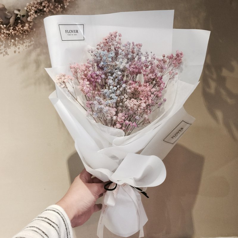 Flover芙拉  彩虹星星干燥花束 干燥花 小花束 彩色满天星 - 植栽/盆栽 - 植物．花 