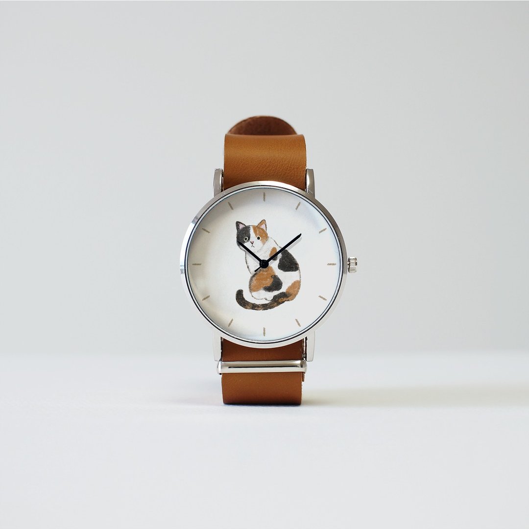 Mykeneko watch - 女表 - 其他金属 橘色