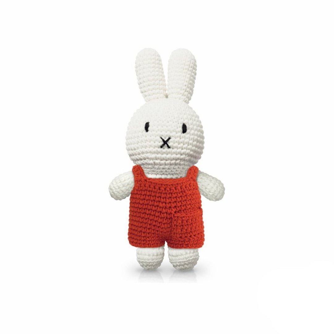 手工制Miffy 米飞兔【红裙子】 - 玩具/玩偶 - 棉 多色