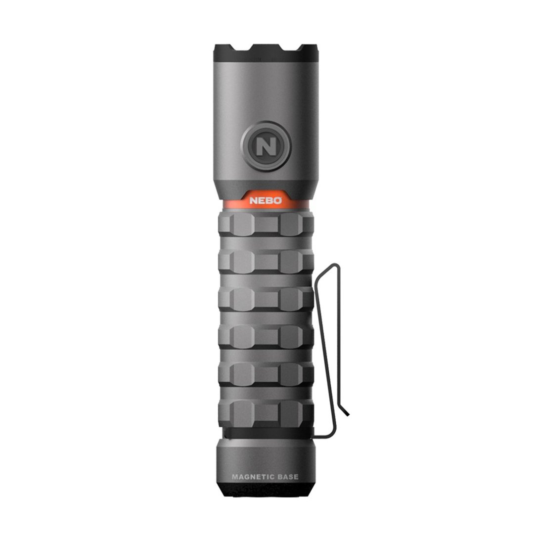 【NEBO】Torchy2K掌上型手电筒-USB充电 2000流明 IPX6 - 露营用品 - 其他金属 黑色