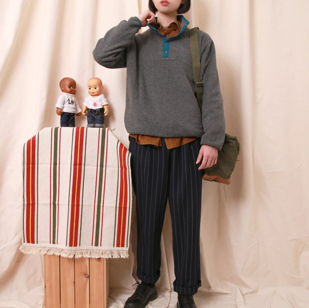 Back to Green:: L.L.Bean摇粒绒高领  灰 vintage outdoor - 女装上衣 - 其他人造纤维 
