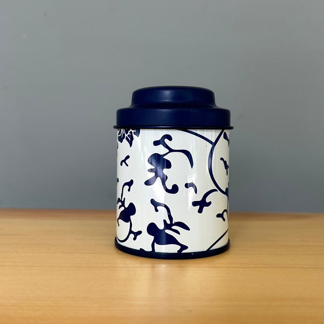 【无藏茗茶X龙字隆】台湾茶罐_限量款 青花瓷小铁罐—小(空罐) - 其他 - 其他材质 蓝色