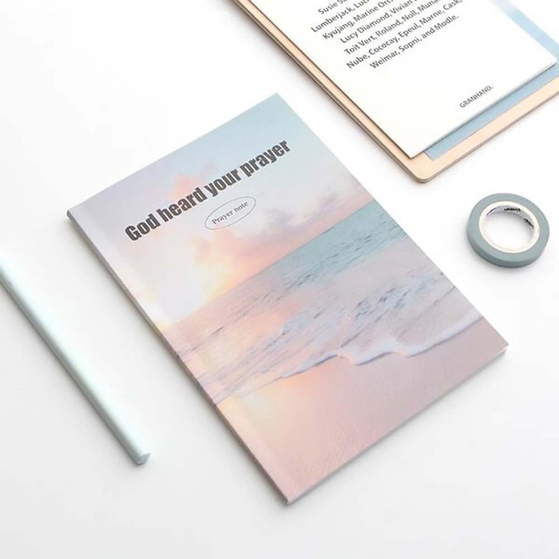 Gracebell 系列 Peace be note 04.Sea - 笔记本/手帐 - 纸 多色