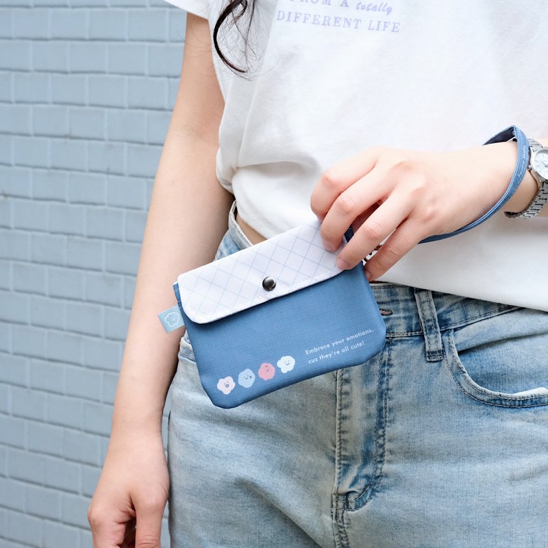 喜怒哀乐 万用手拎零钱包 轻量手拿包  随身包 证件包 零钱包 - 手拿包 - 聚酯纤维 多色