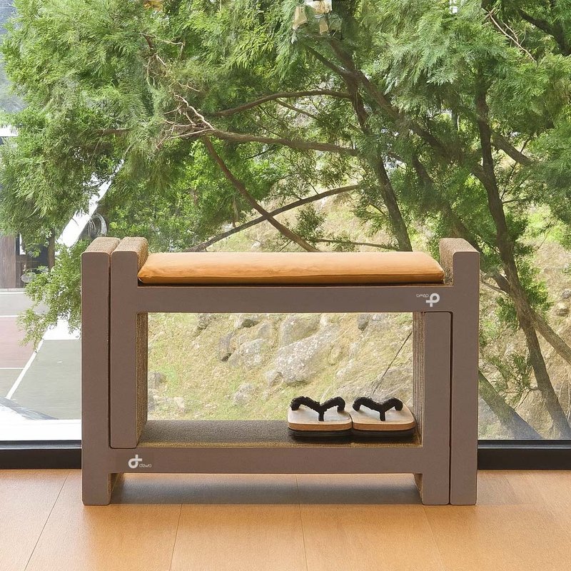 灰色H型猫抓板 - 抓板/跳台 - 纸 灰色