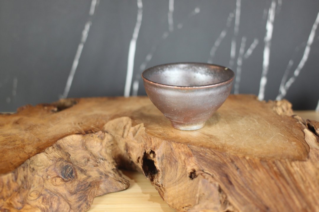 【沐春生活】60ml 柴烧 天然落灰 茶杯 莺歌陶艺名家叶敏祥作 - 茶具/茶杯 - 瓷 