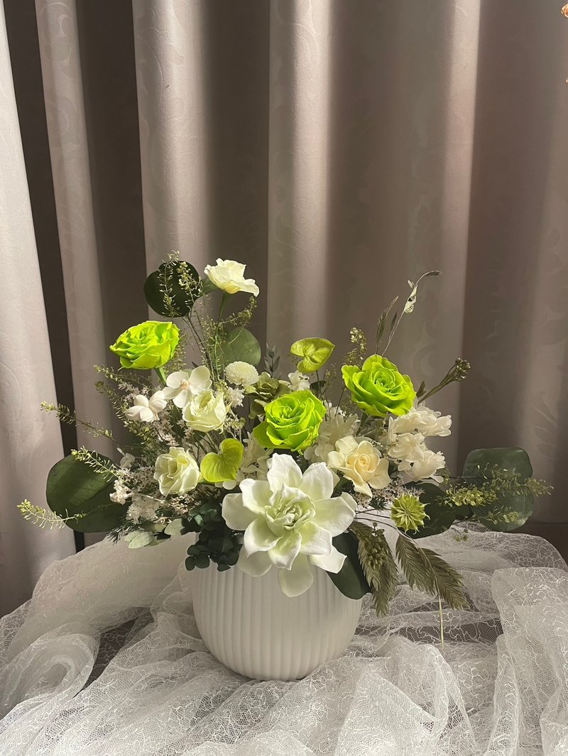 【花诉花艺】夏日清风永生花礼/开幕花礼/升迁花礼/祝贺花礼 - 干燥花/捧花 - 植物．花 多色