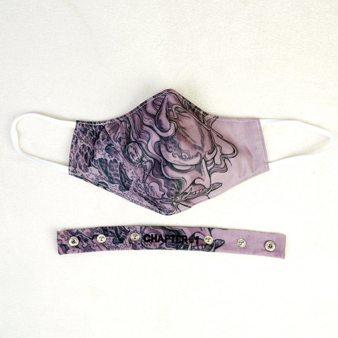Hannya  Microfiber Anti Droplet Fabric MASK layers Dust Protect Water Resistance - 口罩 - 其他材质 白色