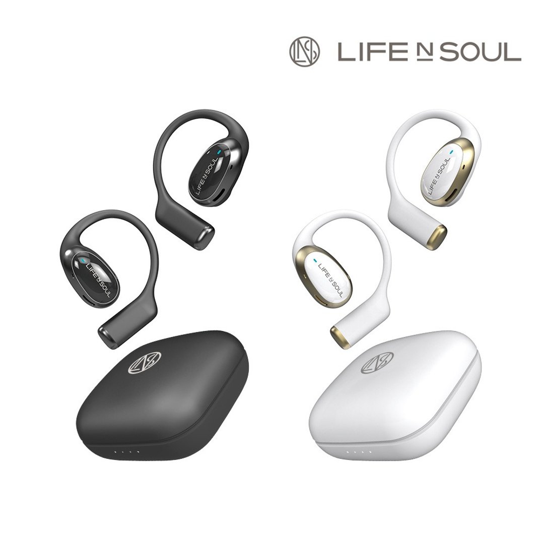 【LIFE N SOUL】OC Pulse 开放式蓝牙耳机 - 耳机 - 其他金属 黑色