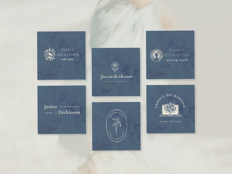 Canva 模板 / 作者 / 独立出版写作者 / logo设计 - Logo 设计/图案设计 - 其他材质 