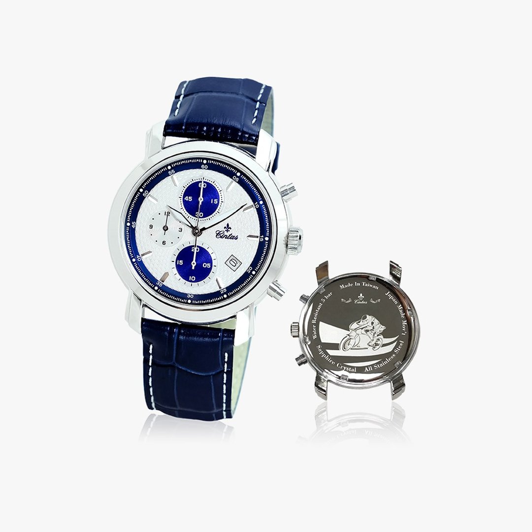 【Cintas Watch】39.5 mm 8098 (底盖设计订制) - 男表/中性表 - 不锈钢 