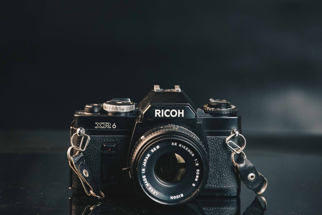 Ricoh XR6+XR RIKENON 50mm f2 #135底片相机 - 相机 - 其他金属 黑色