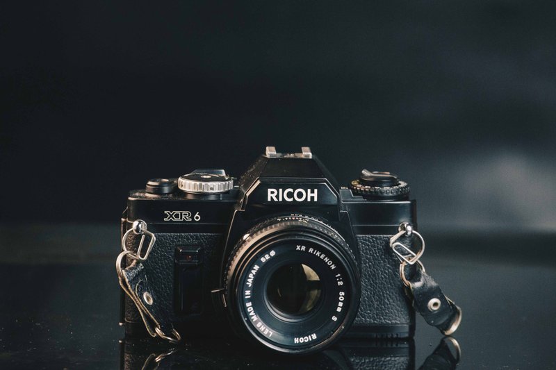 Ricoh XR6+XR RIKENON 50mm f2 #135底片相机 - 相机 - 其他金属 黑色