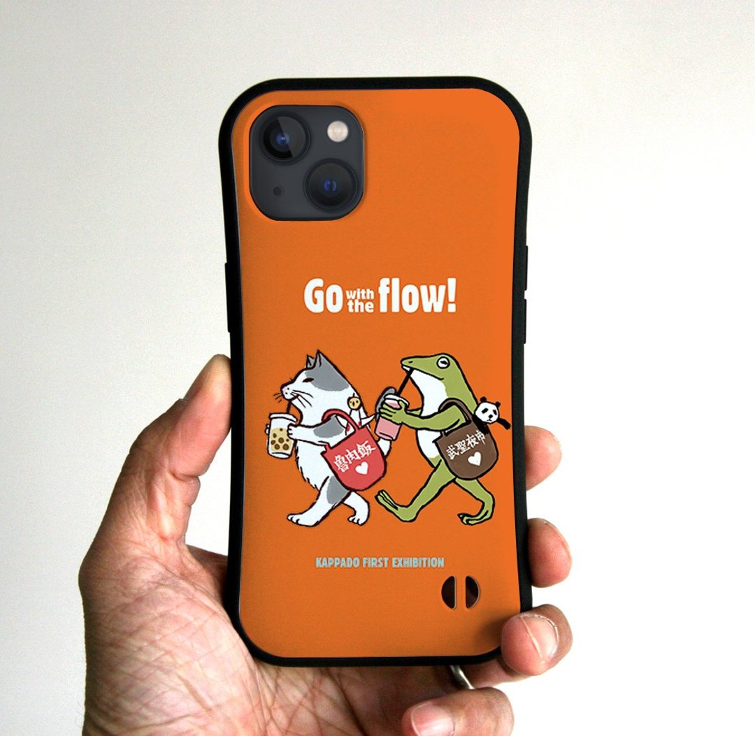 Grip iPhone 保护壳 随心所欲蓝灰 - 手机壳/手机套 - 塑料 橘色
