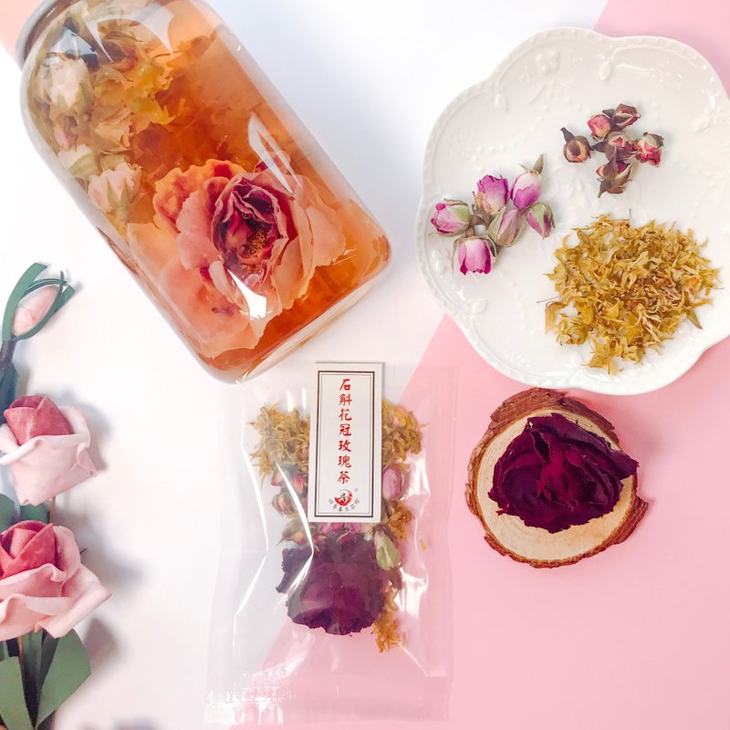 四季养生茶馆 - 石斛花冠玫瑰茶 (6克) - 健康/养生 - 其他材质 