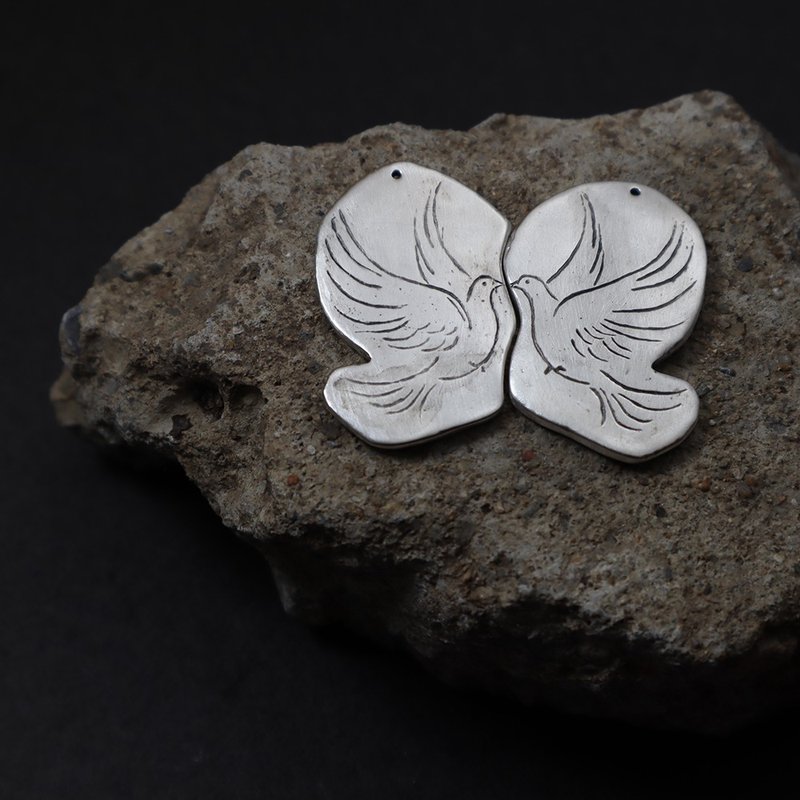 【文青银匠】999纯银手刻饰品/根据您的想法 DIY 定制化金工体验 - 金工/饰品 - 纯银 