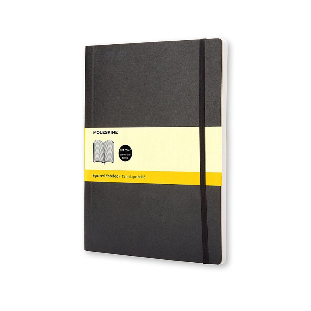 _勿上架_MOLESKINE 经典黑色软皮笔记本 XL 方格 - 笔记本/手帐 - 纸 黑色