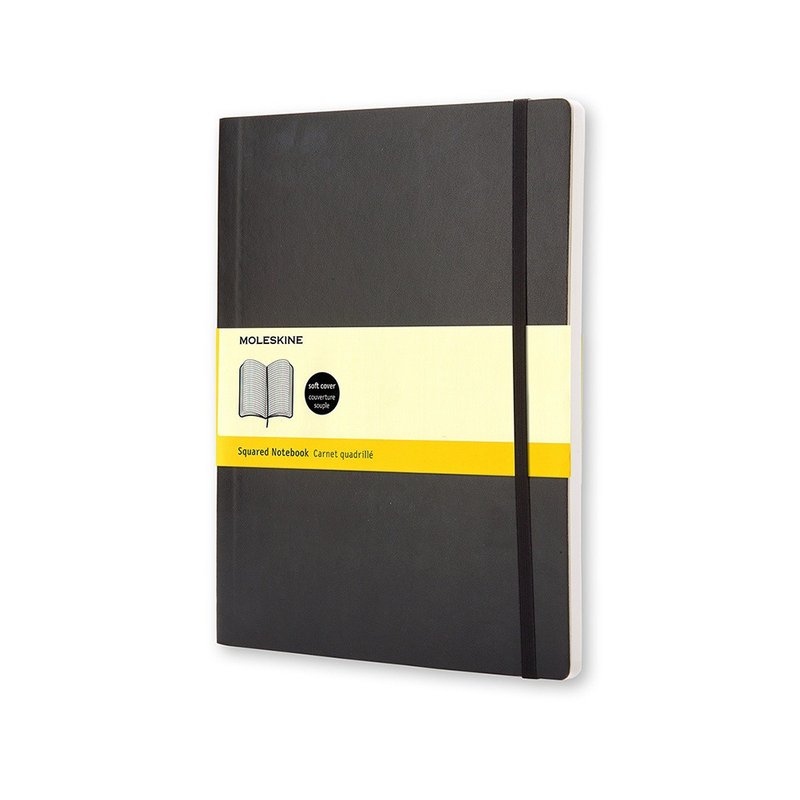 _勿上架_MOLESKINE 经典黑色软皮笔记本 XL 方格 - 笔记本/手帐 - 纸 黑色