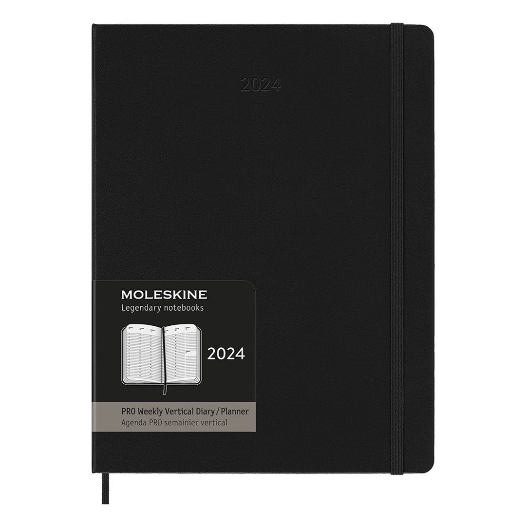 _勿上架__勿上架_MOLESKINE 2024Pro 直式周记 12M 硬壳 XL 型 黑 - 笔记本/手帐 - 纸 黑色