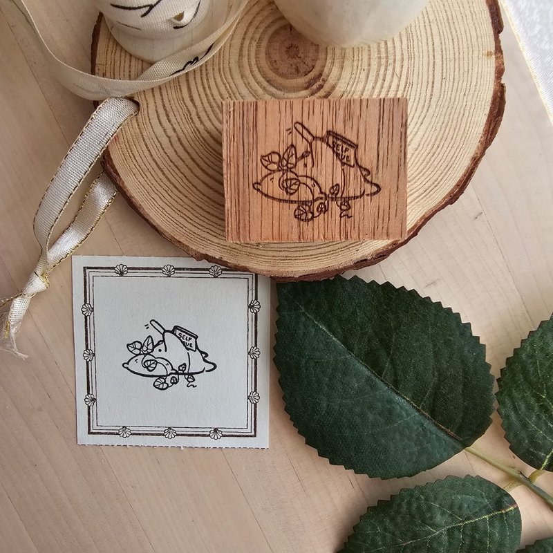 轻松印章 - 印章/印台 - 木头 咖啡色