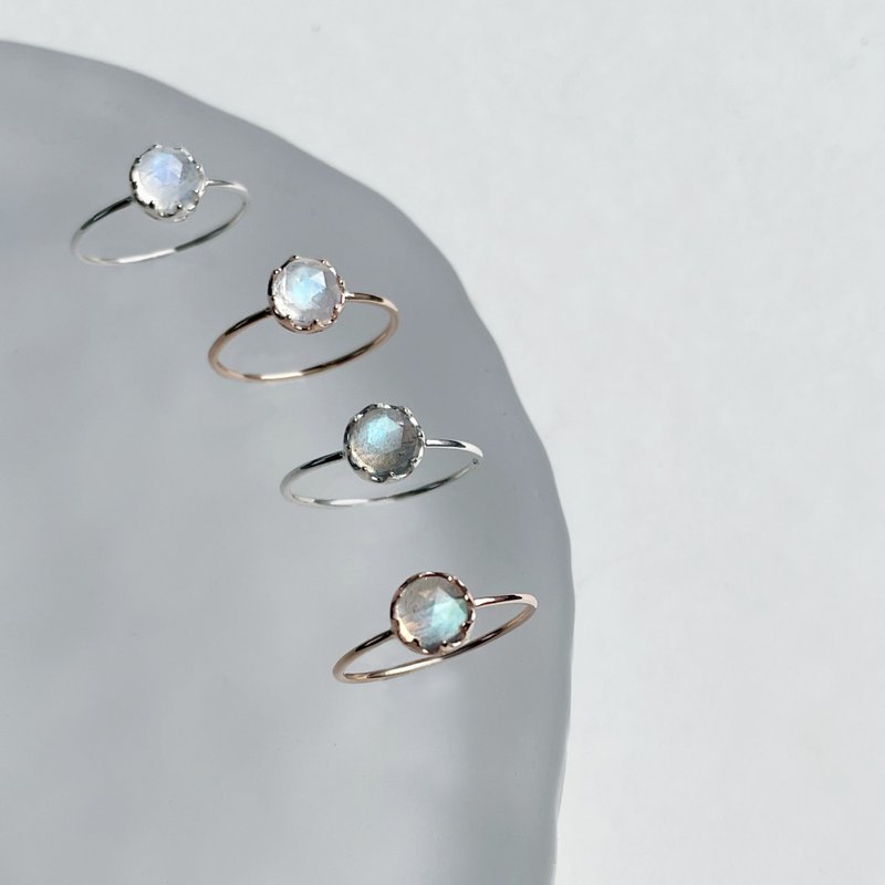 castle rosecut拉长石细戒 - 戒指 - 宝石 