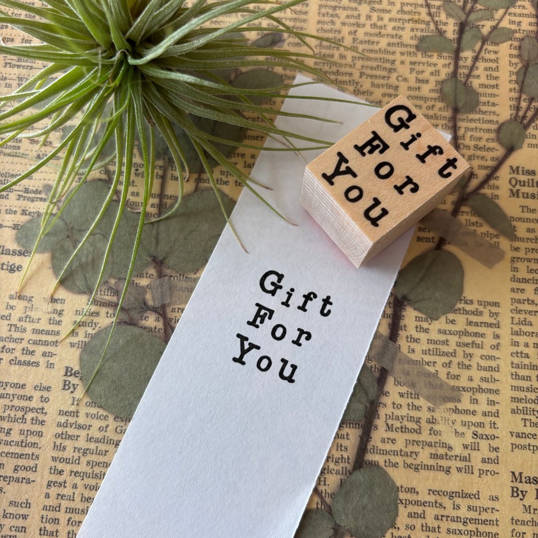 Gift For You 印章 - 印章/印台 - 橡胶 