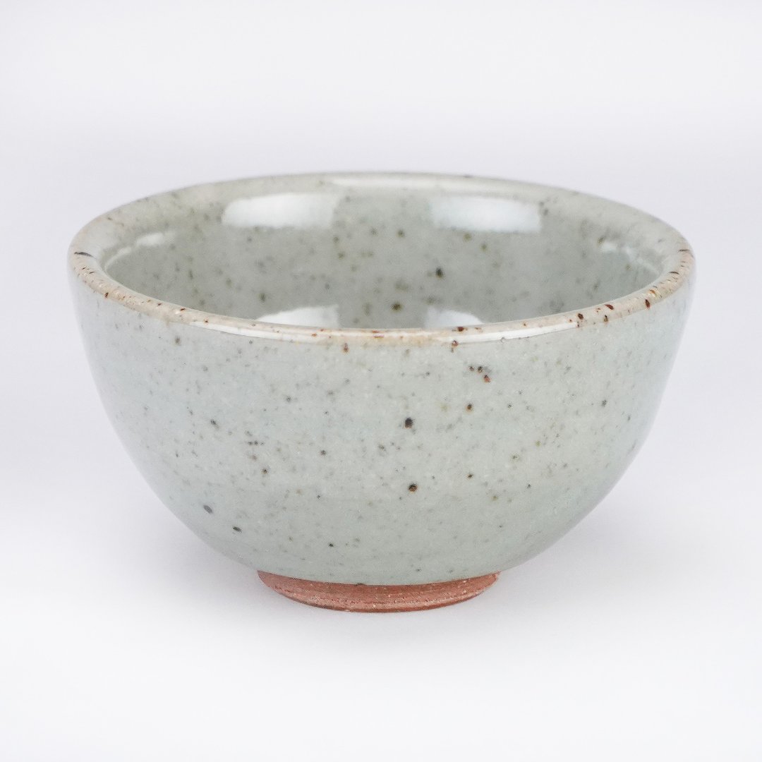 影青斗笠小茶盏 青瓷手作茶杯茶碗 - 茶具/茶杯 - 陶 蓝色