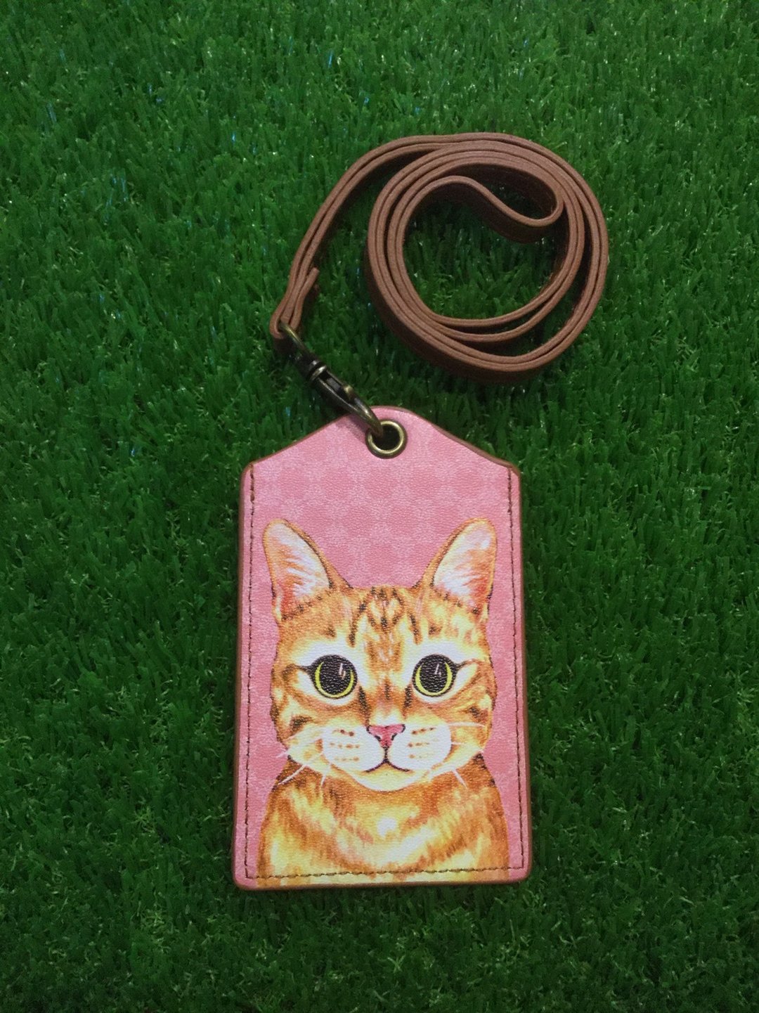 3猫小铺~橘猫 票卡夹(插画家:捡到回纹针)(新款) - 证件套/卡套 - 人造皮革 