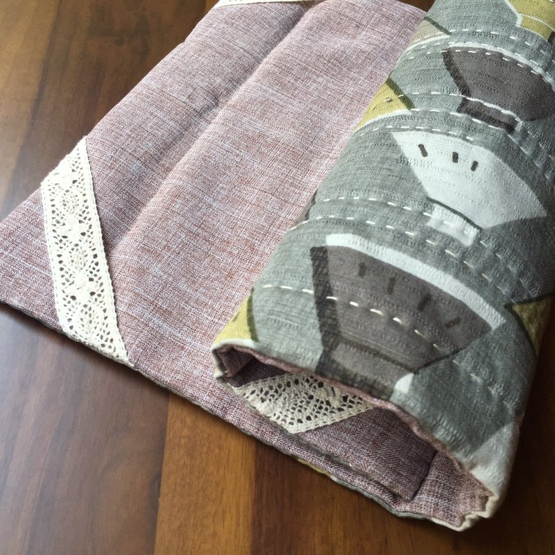 呷奔系列 小碗公们 餐垫 浅灰 - 餐垫/桌巾 - 棉．麻 