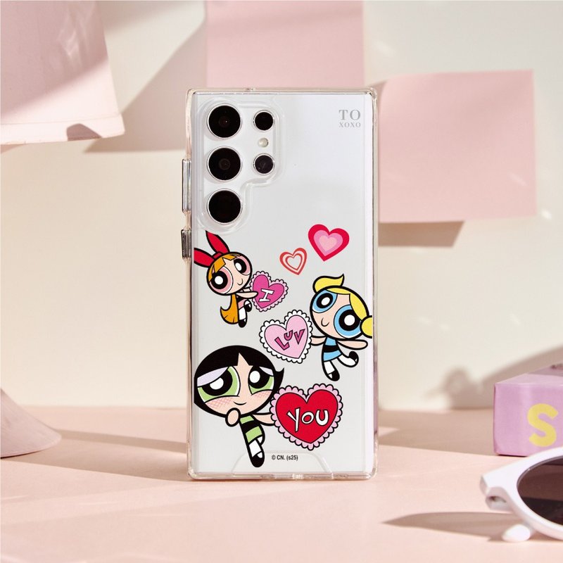 飞天小女警传递爱意防摔透明SAMSUNG手机壳 - 手机壳/手机套 - 塑料 多色