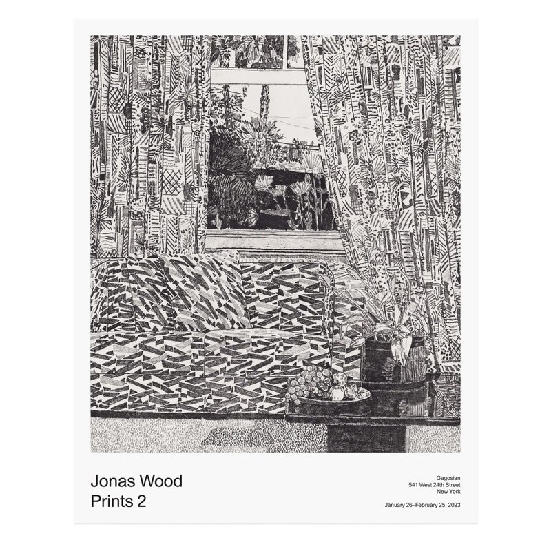 【原版海报】Jonas Wood | Prints 2 - 海报/装饰画/版画 - 纸 黑色