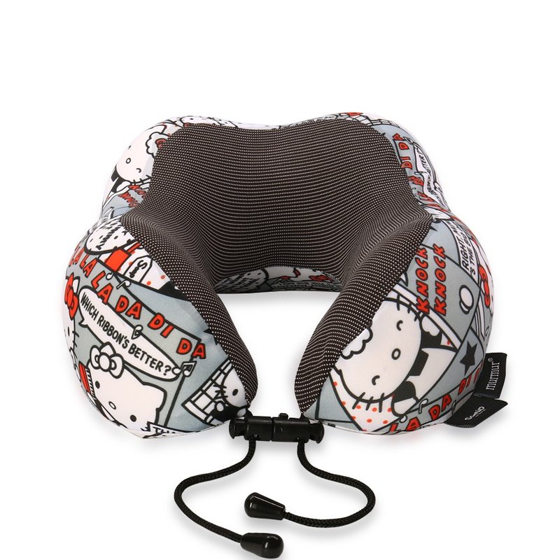 murmur山丘颈枕|Hello Kitty 漫画|旅行颈枕(附收纳袋) - 颈枕/旅行枕 - 聚酯纤维 灰色