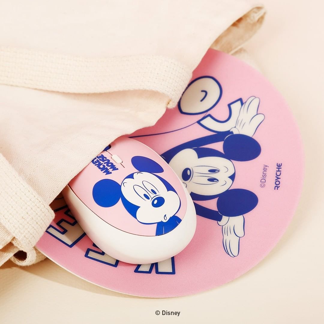 Disney 迪士尼-无线鼠标-米奇 Mickey - 电脑配件 - 塑料 粉红色