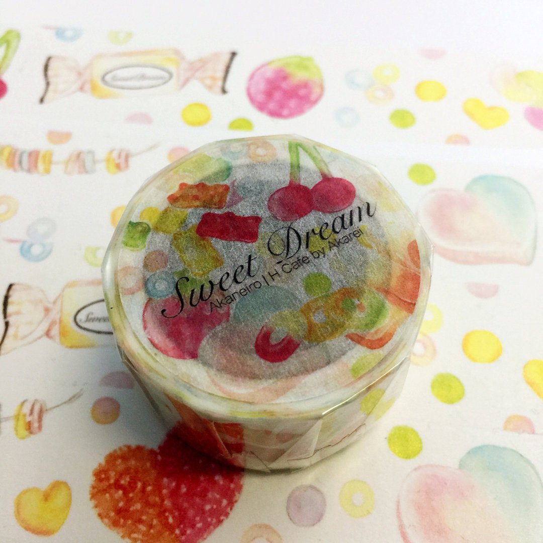 Akaneiro H Cafe Original Masking Tape - Sweet Dream (限定款) - 纸胶带 - 纸 