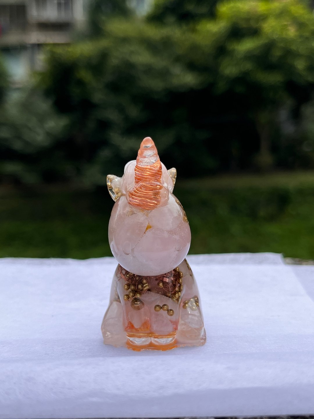 Orgonite 奥刚能量独角兽-粉晶款(小) - 摆饰 - 半宝石 