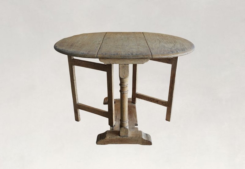 折叠古木桌 - 餐桌/书桌 - 木头 咖啡色