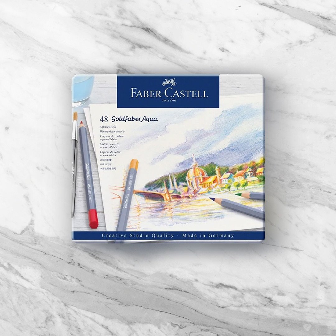 Faber-Castell GOLDFABER水性色铅笔48色/铁盒(原厂正货) - 其他 - 其他材质 多色