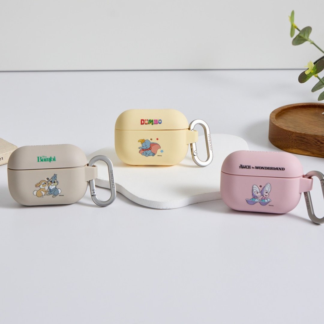 Disney 经典 - 小飞象款强悍防摔 AirPods 保护套 - 耳机收纳 - 塑料 多色