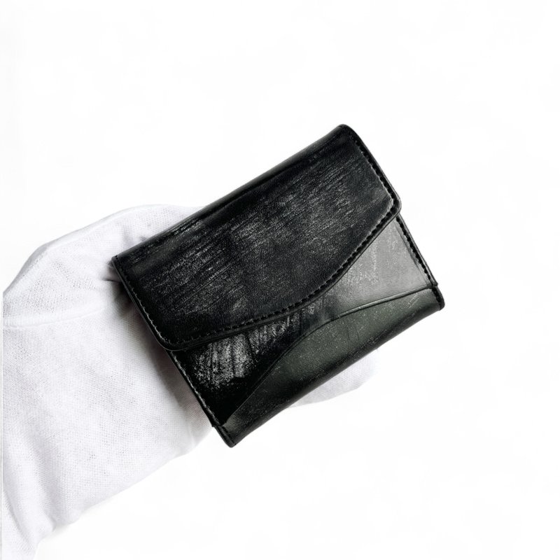 特别版 Jack Micro Wallet 英国制 Bridle Leather 黑色 极简三折钱包 - 皮夹/钱包 - 真皮 黑色