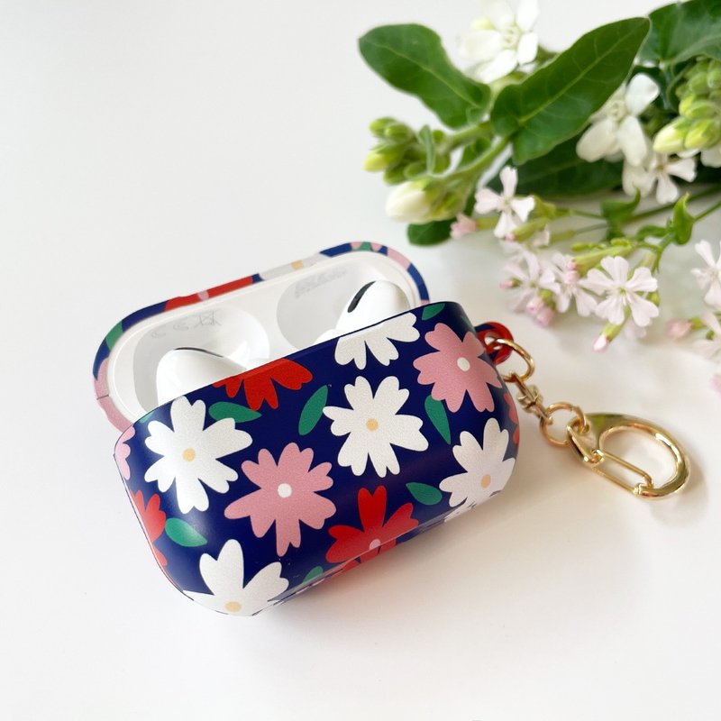 AirPods Pro & AirPods 保护壳-梦中的花朵图案 - 手机配件 - 塑料 红色