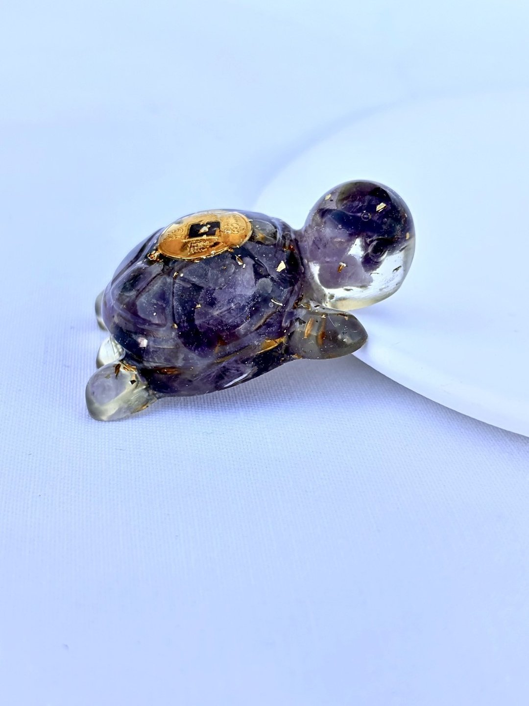 水晶摆饰【守富龟 紫水晶】贵人运 事业运 开智慧 - 摆饰 - 水晶 