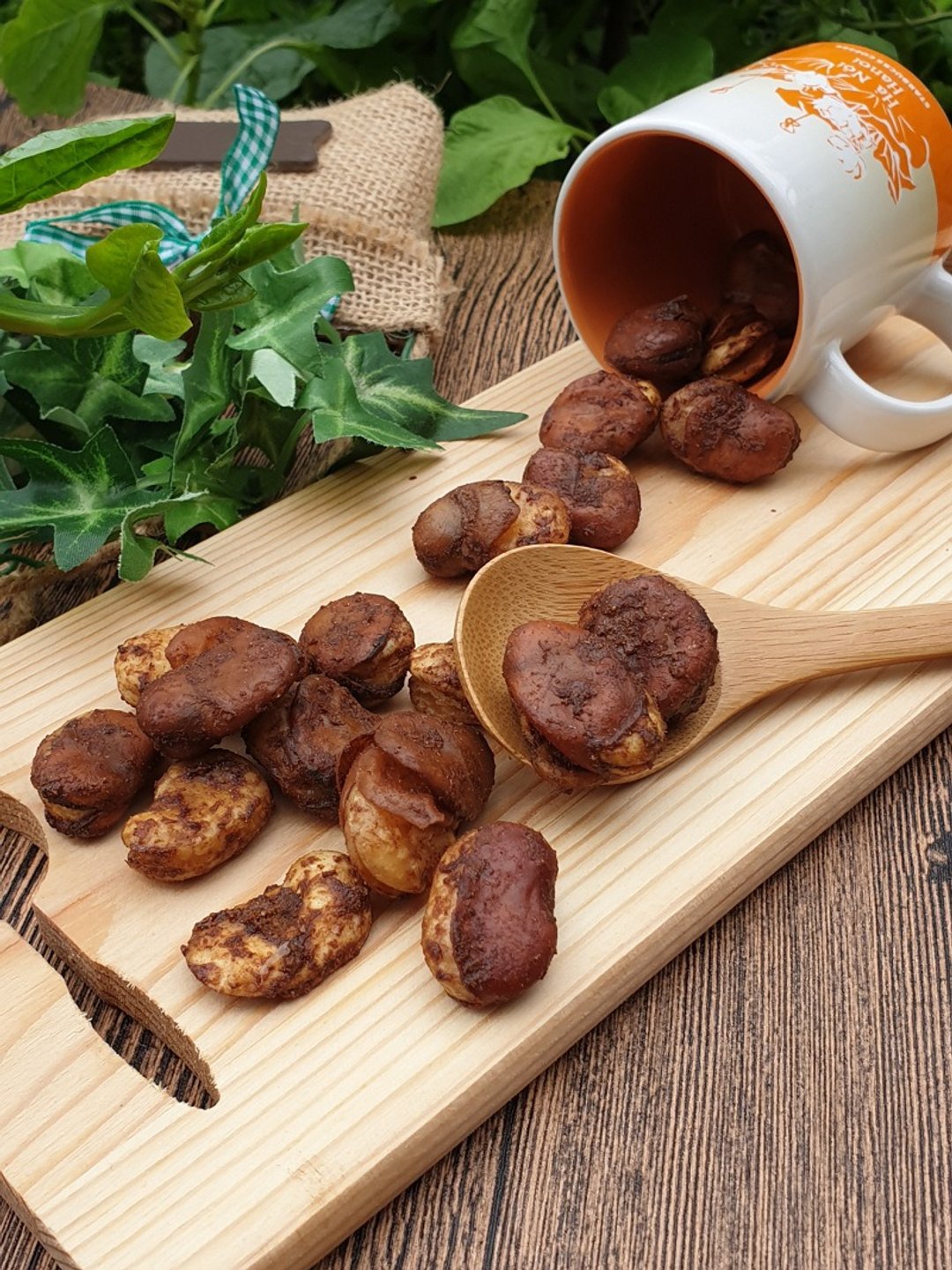 【食诚良品】手工炉烤胡豆(蚕豆) - 坚果 - 塑料 红色