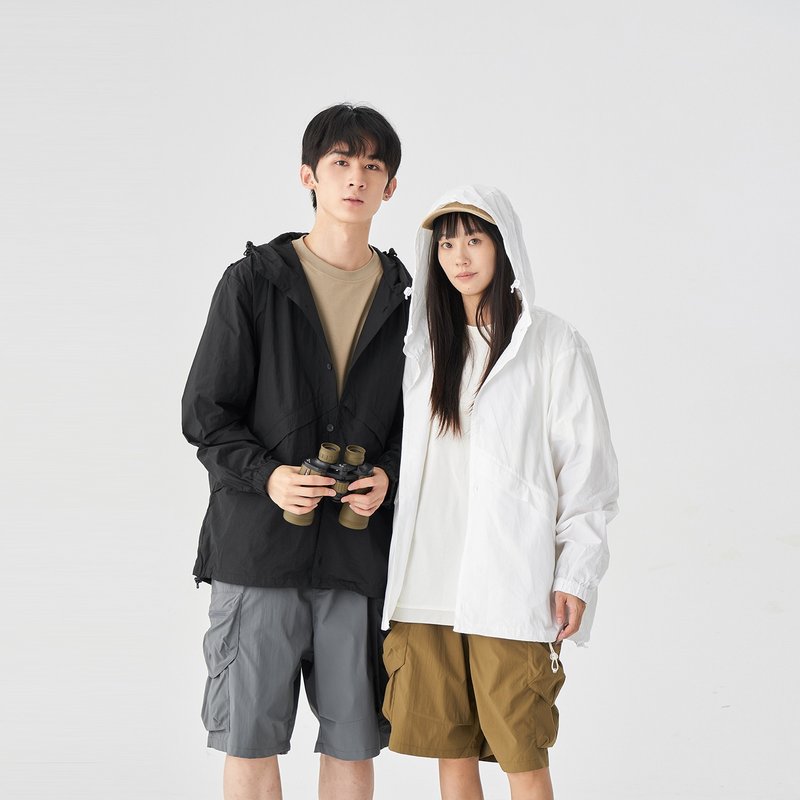 TopBasics 双口袋防晒外套 - 男装外套 - 聚酯纤维 白色