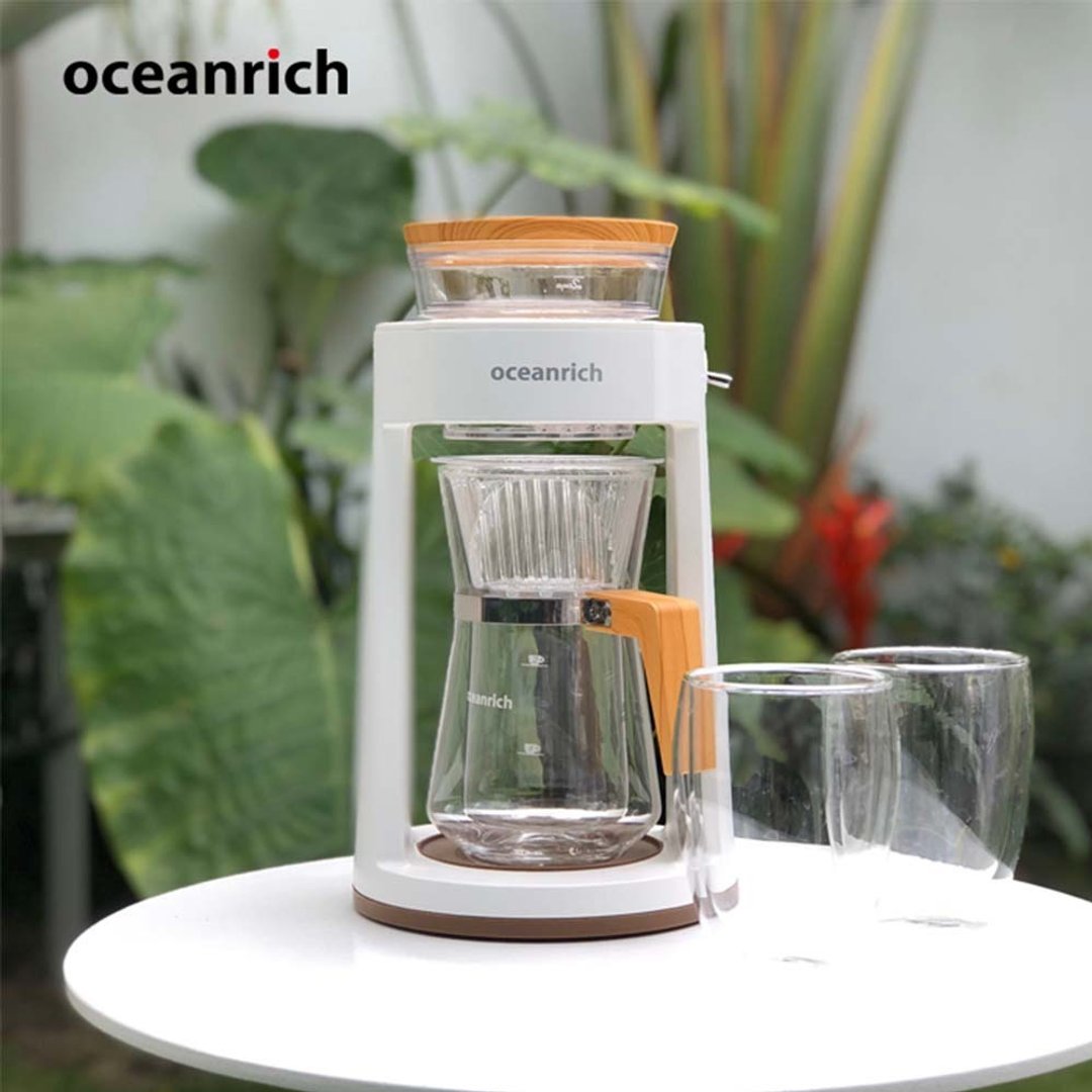 Oceanrich欧新力奇 完美萃取旋转咖啡机 CR8350BD - 咖啡壶/周边 - 其他材质 白色