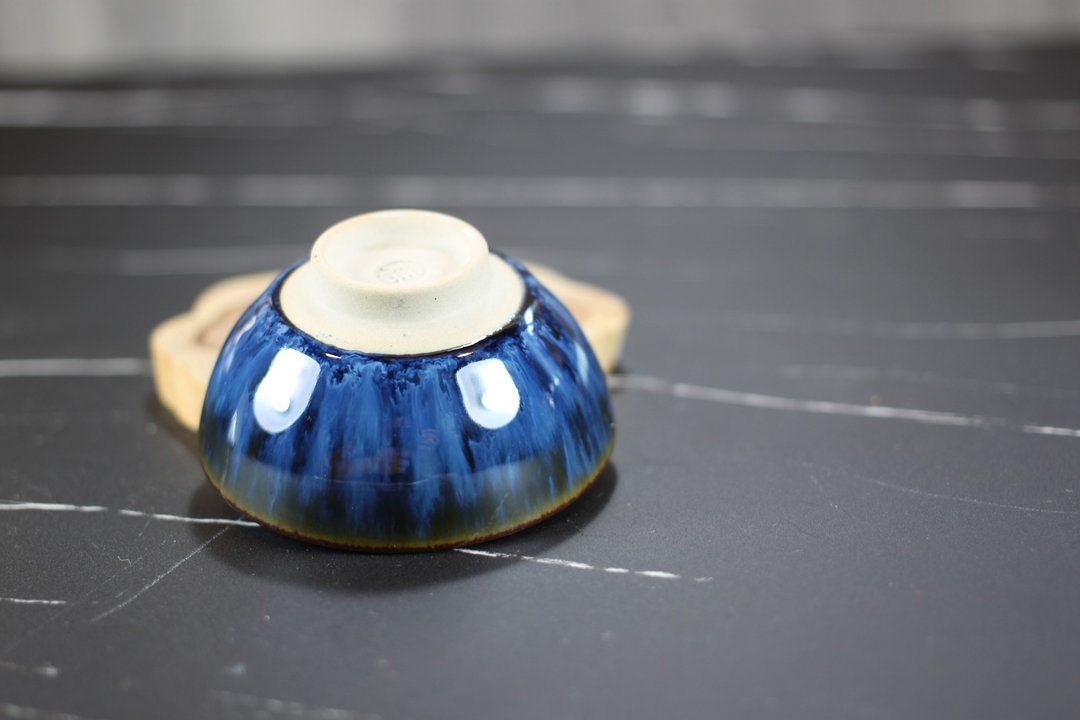 【沐春生活】湛海 天目釉 圆满茶杯 莺歌陶艺名家叶敏祥作品 - 茶具/茶杯 - 瓷 