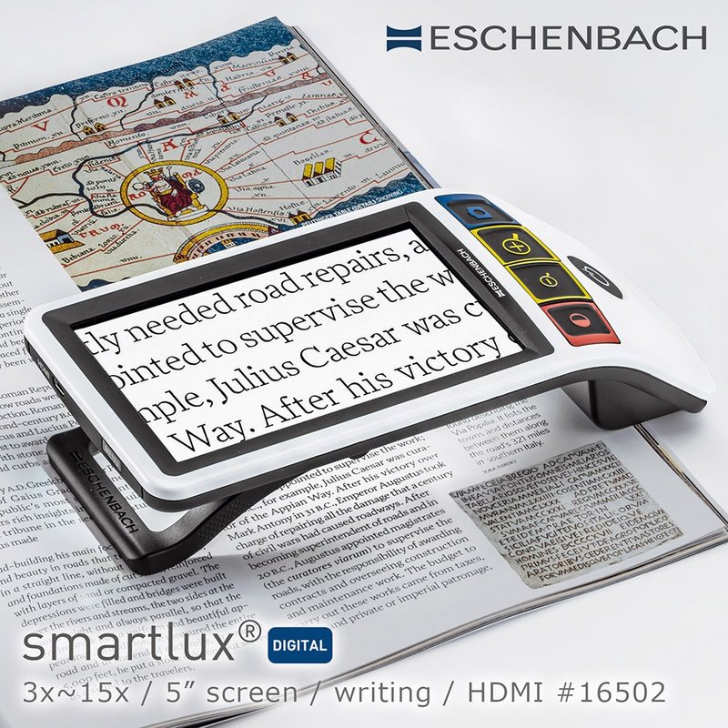 【德国 Eschenbach】3x-15x 5 寸书写用 HDMI 可携式扩视机 16502 - 其他 - 塑料 黑色