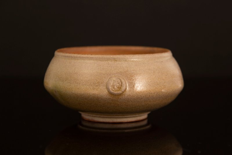 扁盆系列 // 手工盆、陶盆、花器、盆器、山野草 - 花瓶/陶器 - 陶 卡其色